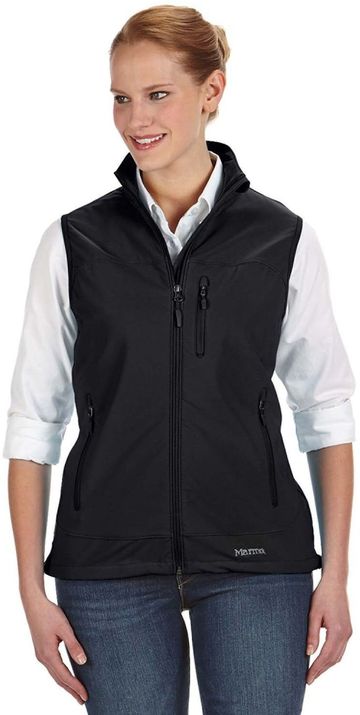 Marmot Ladies' 90% polyester, 10% elastane Full-Zip Tempo Vest