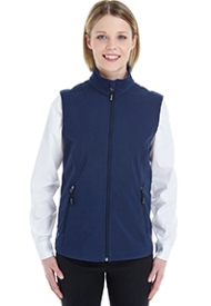Core 365 Ladies' Cruise Two-Layer Fleece Bonded Soft Shell Vest