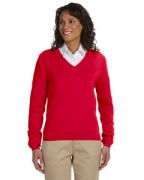 Devon & Jones Ladies' V-Neck Sweater