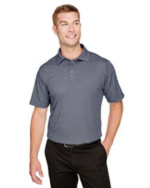 Devon & Jones CrownLux Performance Men's Address Melange Polo