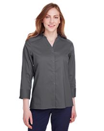 Devon & Jones Ladies' Crown Collection® Stretch Broadcloth 3/4 Sleeve Blouse