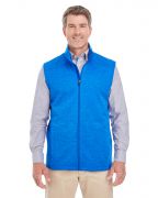 Devon & Jones Men's Newbury Melange Fleece Vest