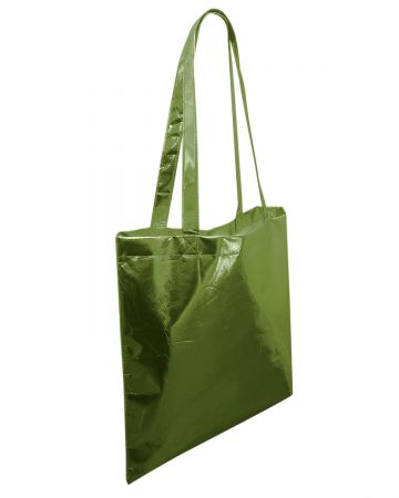 Liberty Bags Polypropylene Easy Print Metallic Tote Bag - 14â€ L x 15â€ H