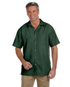 Harriton Men's Barbados Textured Camp Shirt