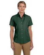 Harriton Ladies' Barbados Textured Camp Shirt