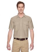 Harriton Men's Key West Short-Sleeve Performance Staff Shirt