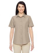 Harriton Ladies' Key West Short-Sleeve Performance Staff Shirt