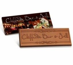 Deluxe Chocolate Bar (2" x 5") With Custom Imprinted Wrapper