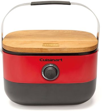 Cuisinart Outdoors Venture Portable Gas Grill - Red - 13" W x 10.7" H x 18.2" L