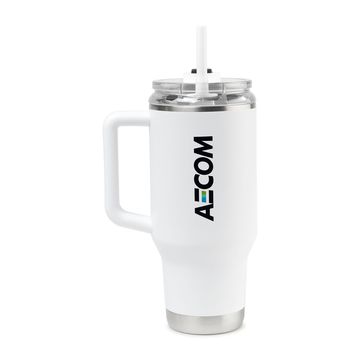 Igloo Double Wall Vacuum Insulated Travel Tumbler With Straw - 36 Oz.