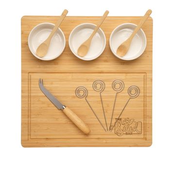 Vermont 12-Piece Cheese Set - 13" W x 1" H x 13" D