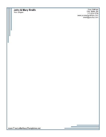 8.5" X 11" Company Letterhead on 70lb White Paper - 1 color imprint